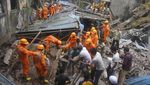Bangunan Runtuh Tewaskan 10 Orang di India, Evakuasi Terus Berlanjut