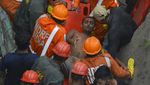 Bangunan Runtuh Tewaskan 10 Orang di India, Evakuasi Terus Berlanjut