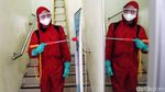 Kantor Kecamatan Kelapa Gading Disemprot Disinfektan