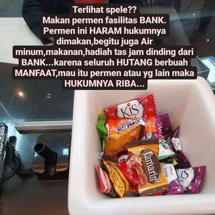 Hukum makan perman suguhan dari Bank Hukum makan perman suguhan dari Bank