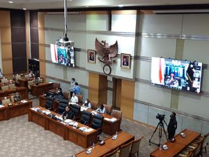 F-Gerindra DPR Protes Jaksa Agung-Polri-Ketua KPK Semua Hadir Virtual di Raker