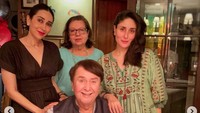 Bintang Bollywood tersebut merayakan hari bahagianya tersebut bersama keluarga. Dok. Instagram/kareenakapoorkhan