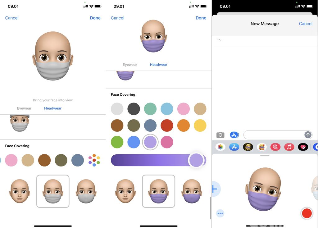 Cara Membuat Masker Di Memoji IPhone IPad IOS 14 Cara Membuat Memoji Bermasker di iOS 14