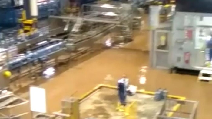 Banjir rendam pemukiman  di Sukabumi