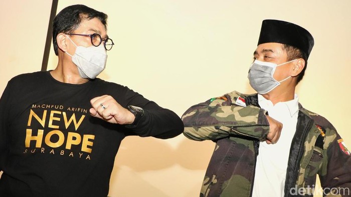 Pasangan Calon Wali Kota dan Wakil Wali Kota Surabaya, Machfud Arifin-Mujiaman Sukirno