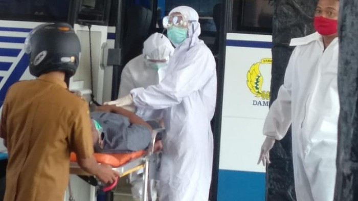 Penumpang Bus DAMRI Meninggal di Sukabumi