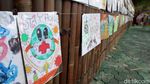 Pinggiran Sungai di Bantul Jadi Lokasi Pameran Lukisan Anak-anak