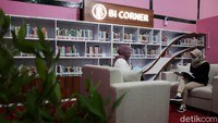 Kehadiran Pojok Baca diprakarsai oleh Bank Indonesia bekerjasama Dinas Perpustakaan Kota Yogyakarta.