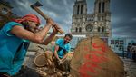 Potret Rekonstruksi Katedral Notre-Dame Pasca Kebakaran