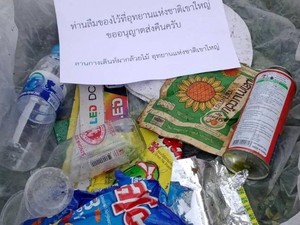 Sampah yang Dibuang di Taman Nasional Thailand Akan Dikembalikan ke Pembuangnya