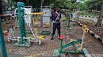 Taman Waduk Pluit di Masa PSBB Ketat