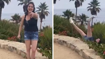 Jika ingin melihat aksi konyol influencer yang tertangkap kamera bisa mengikuti akun Instagram @influencerinthewild. Foto: influencersinthewild via boredpanda