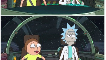 Rick and Morty yang menyimpan 12 perbedaan gambar. Foto: LangwelleDich.net via Bored Panda