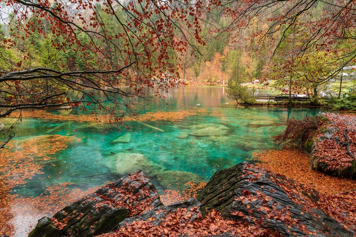 Danau Blausee  di Swiss