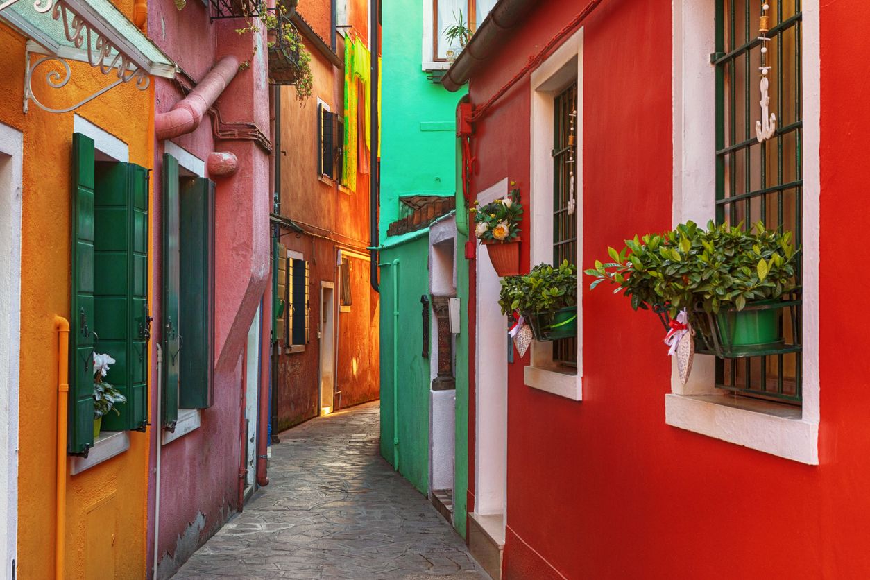 Desa Burano di Italia