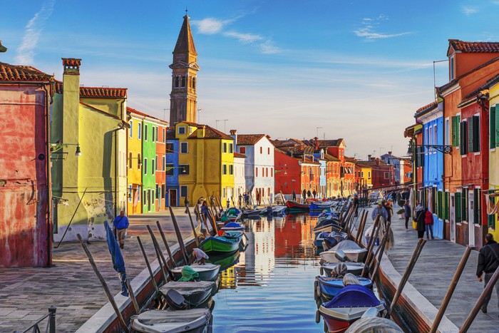 Desa Burano di Italia