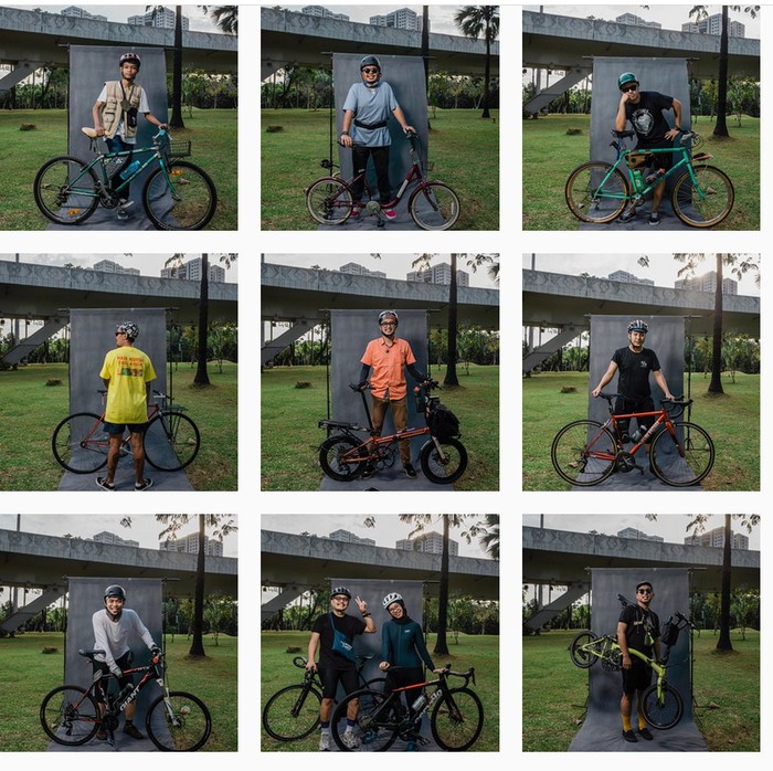 Fotografer Panji Indra Jepret Pesepeda Lewat The Cyclists Potrait
