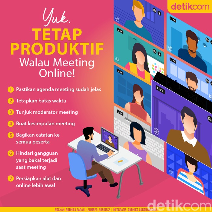 Infografis Produktif di Rumah