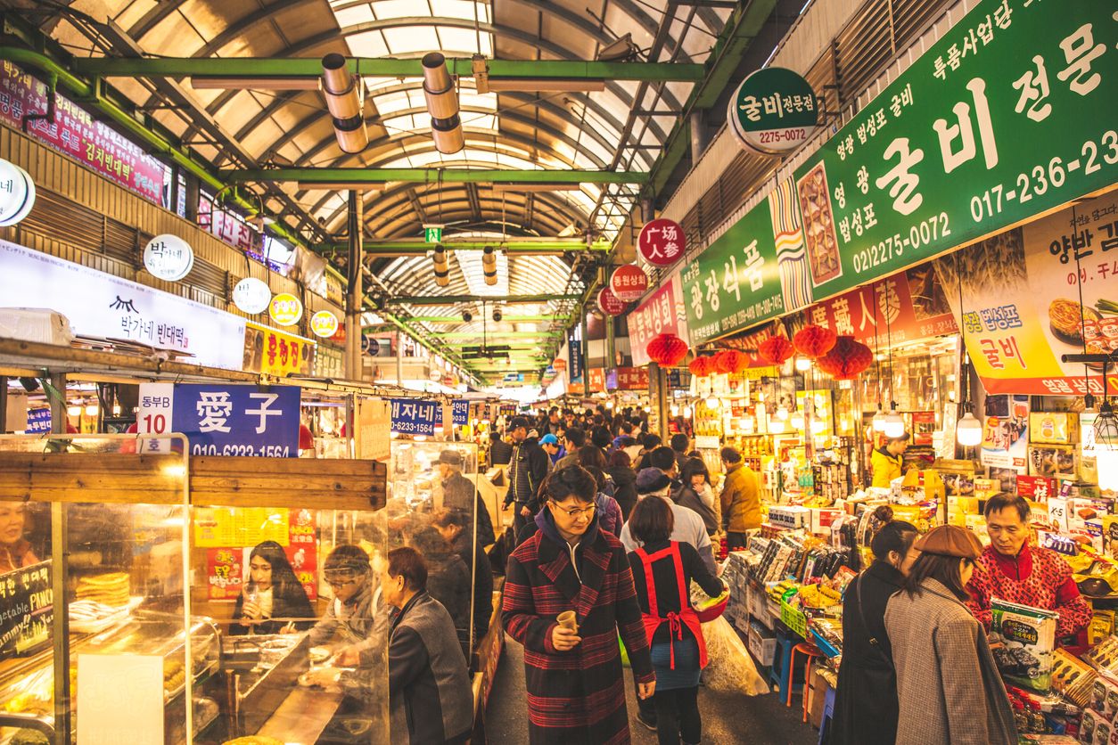 Kuliner di Pasar Gwangjang Korea