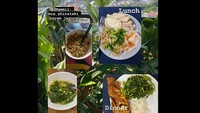 Wanita 37 tahun ini mulai alami penurunan berat badan di hari ketiga. Ia melahap banyak sayuran di tiap waktu makan. Untuk camilannya berupa mie shirataki dan bayam jagung. Tetap nikmat ya! Foto: Instagram meiraanastasia