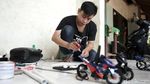 Keren! Miniatur Motor Ini Berbahan Pipa Air