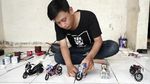 Keren! Miniatur Motor Ini Berbahan Pipa Air