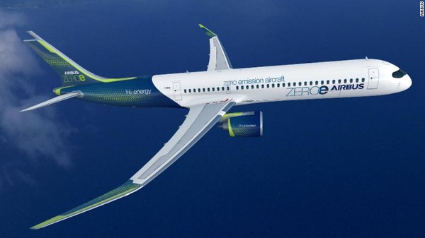 Tiga konsep pesawat ZEROe oleh Airbus yakni berjenis turbofan, turboprop, dan badan yang menyatu dengan sayap. Armadanya diperkirakan masuk ke dalam layanan pada tahun 2035. Pesawt jenis turbofan ini bisa membawa 120 hingga 200 penumpang dengan jangkauan lebih dari 2.000 mil laut. Tiga konsep pesawat ZEROe oleh Airbus yakni berjenis turbofan, turboprop, dan badan yang menyatu dengan sayap. Armadanya diperkirakan masuk ke dalam layanan pada tahun 2035. Pesawt jenis turbofan ini bisa membawa 120 hingga 200 penumpang dengan jangkauan lebih dari 2.000 mil laut.