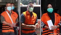 Tiga tersangka korupsi yakni menantu eks Sekretaris MA Rezky Herbiyono, mantan Kepala Dinas PUPR Kutai Timur Aswandini dan mantan anggota DPRD Sumut Mulyani kembali diperiksa penyidik di Gedung KPK, Jakarta, Selasa (22/9/2020).