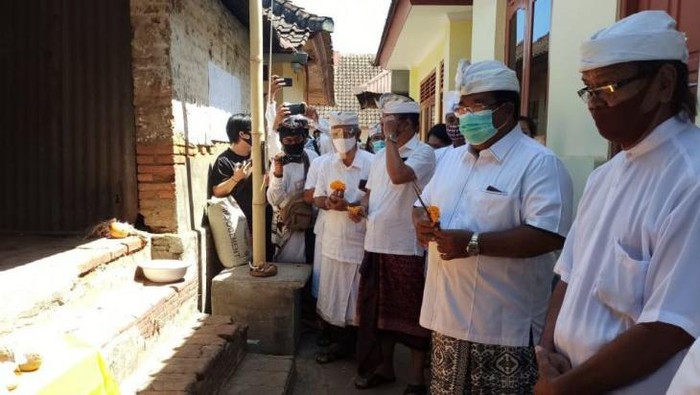 Peletakan batu pertama revitalisasi rumah Soekarno di Buleleng, Bali.