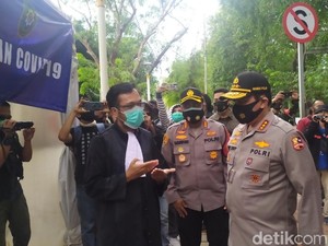 Tinjau Operasi Yustisi, Wakapolri Ingatkan Masker Obat Sementara Cegah COVID