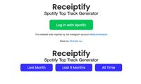 receiptify spotify login