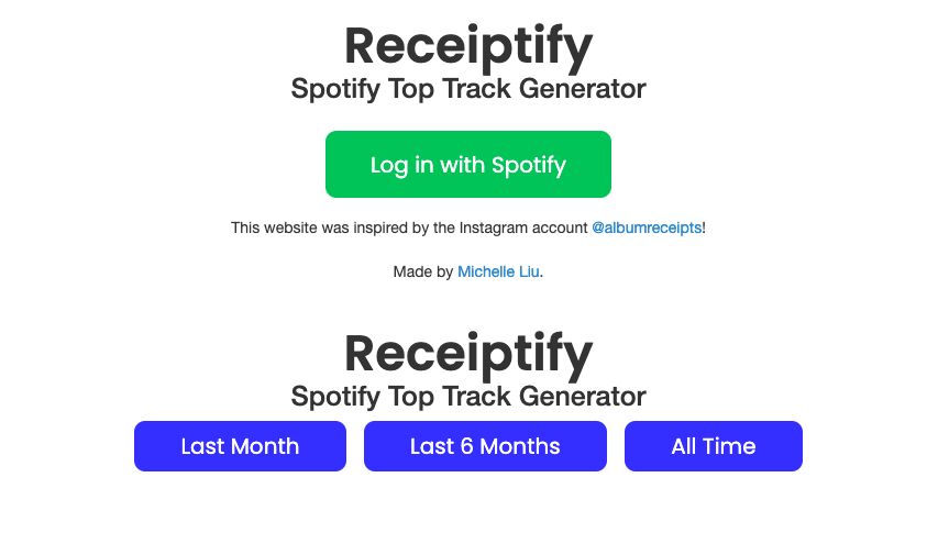 cara bikin receiptify