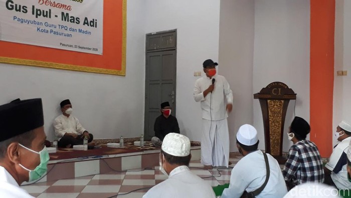 Gus Ipul janjikan kenaikan bantuan guru madin jika jadi Wali Kota Pasuruan