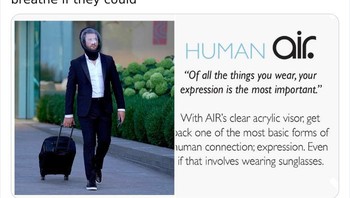 Saya bersumpah perusahaan-perusahaan akan serius meminta kita membayar untuk bernafas jika bisa Foto: MicroClimate