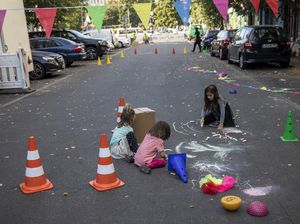 Jalanan Berlin Jadi Taman Bermain di Hari Bebas Kendaraan Sedunia