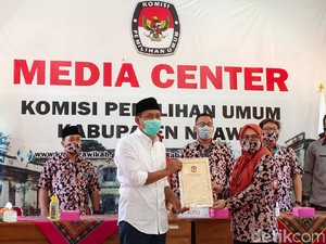 Calon Tunggal Pilkada Ngawi akan Bertarung Lawan Kotak Kosong