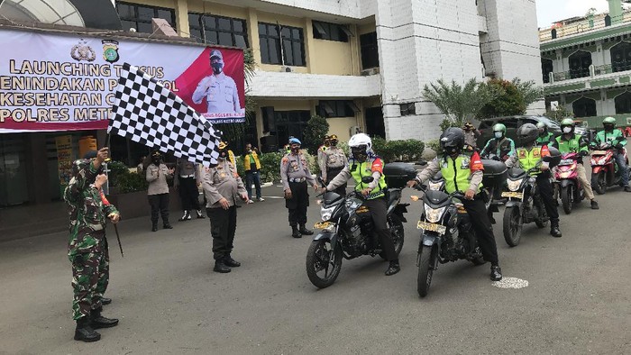 Libatkan Komunitas Ojol, Polres Jaksel Bentuk Timsus Penindakan Protokol Kesehatan Corona