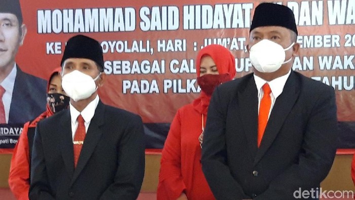 M Said Hidayat-Wahyu Irawan ditetapkan sebagai calon tunggal di Pilkada Boyolali 2020.