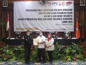 Walkot Petahana Semarang Sah Lawan Kotak Kosong di Pilkada 2020
