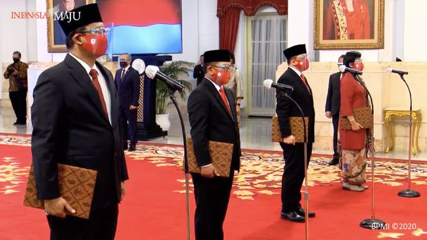 Pelantikan Ketua Dewan Komisioner Lembaga Penjamin Simpanan Purbaya Yudhi Sadewa (Tangkapan Layar Youtube Sekretariat Presiden)