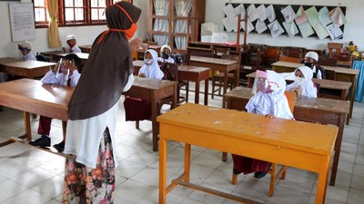 SD di Pamekasan dan Aceh Ini Mulai Gelar Pembelajaran Tatap Muka