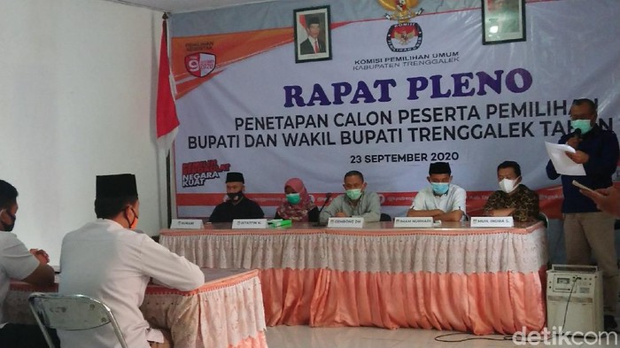 Pengundian Nomor Urut Paslon Kepala Daerah Trenggalek