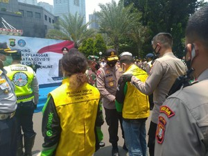 Polda Metro Gandeng Komunitas Ojol Awasi Pelanggaran Protokol Kesehatan