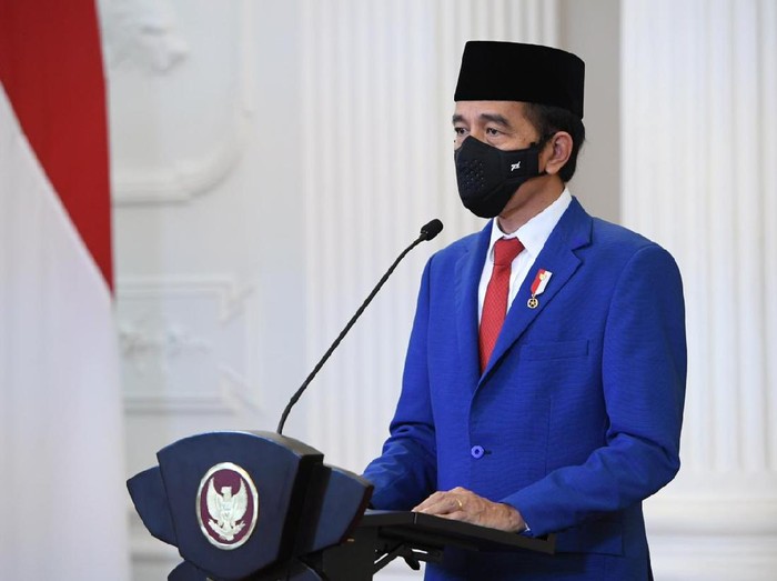 Presiden Jokowi saat berpidato di Sidang Umum PBB