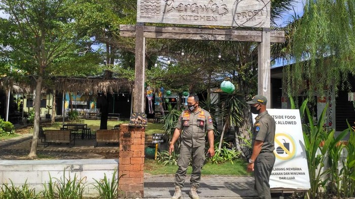 Restoran lokasi turis WNA "pesta salsa" ditutup (foto: Detik.com)