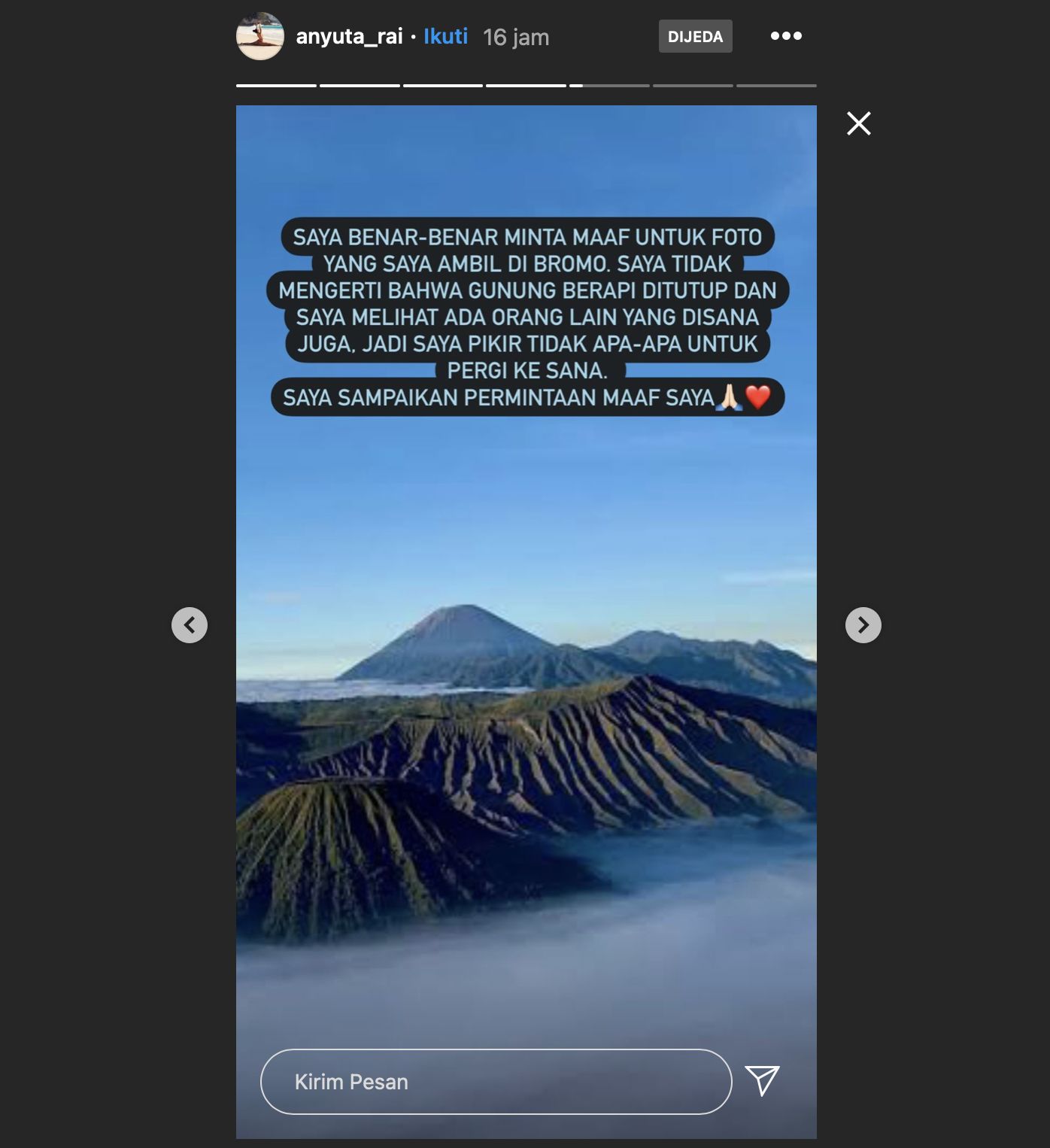 Selebgram Anyuta Rai