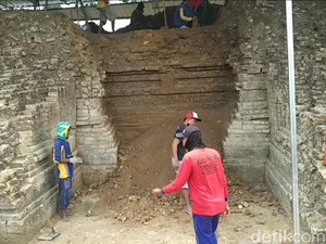 Arkeolog Tak Temukan Pintu dan Tangga di Situs Candi Patakan Lamongan