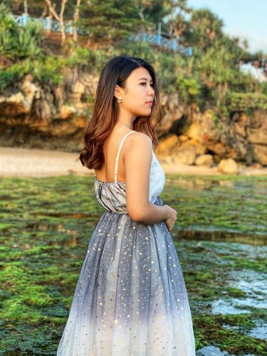 Vanessa yang viral karena berhasil menurunkan berat badannya sebanyak 14kg