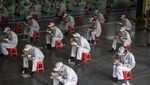 Potret Before and After Wuhan, Dulu Menangis, Kini Tertawa