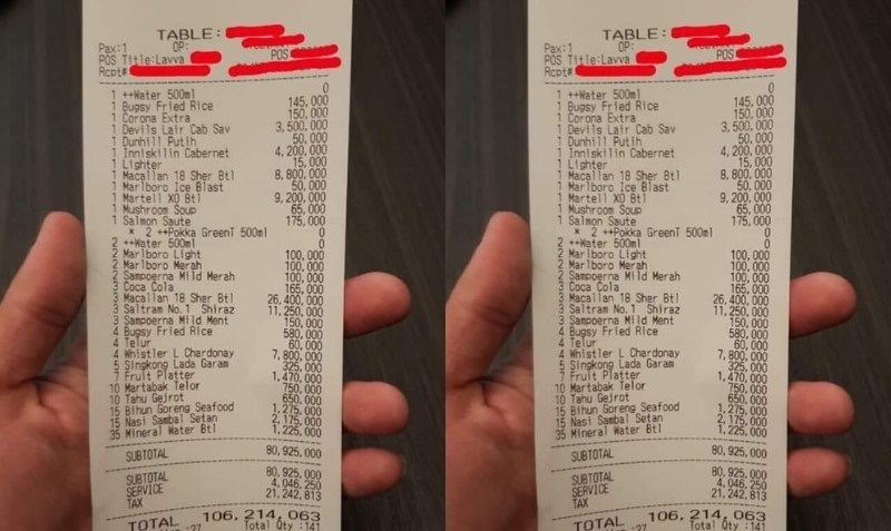 5 Orang Ini Habiskan Jutaan hingga Miliaran Rupiah Untuk Makan di Resto